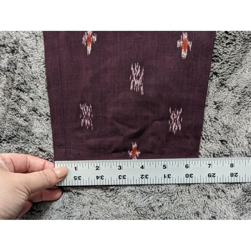 Madewell 1937 Pleated Tapered Leg Pants Women's Size 4 Purple - Picture 9 of 14